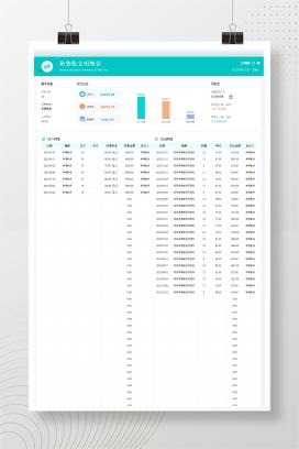 中小学通用班费收支明细表