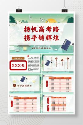 高三秋季上学期开学家长会《扬帆高考路，携手铸辉煌》PPT课件（含发言稿）